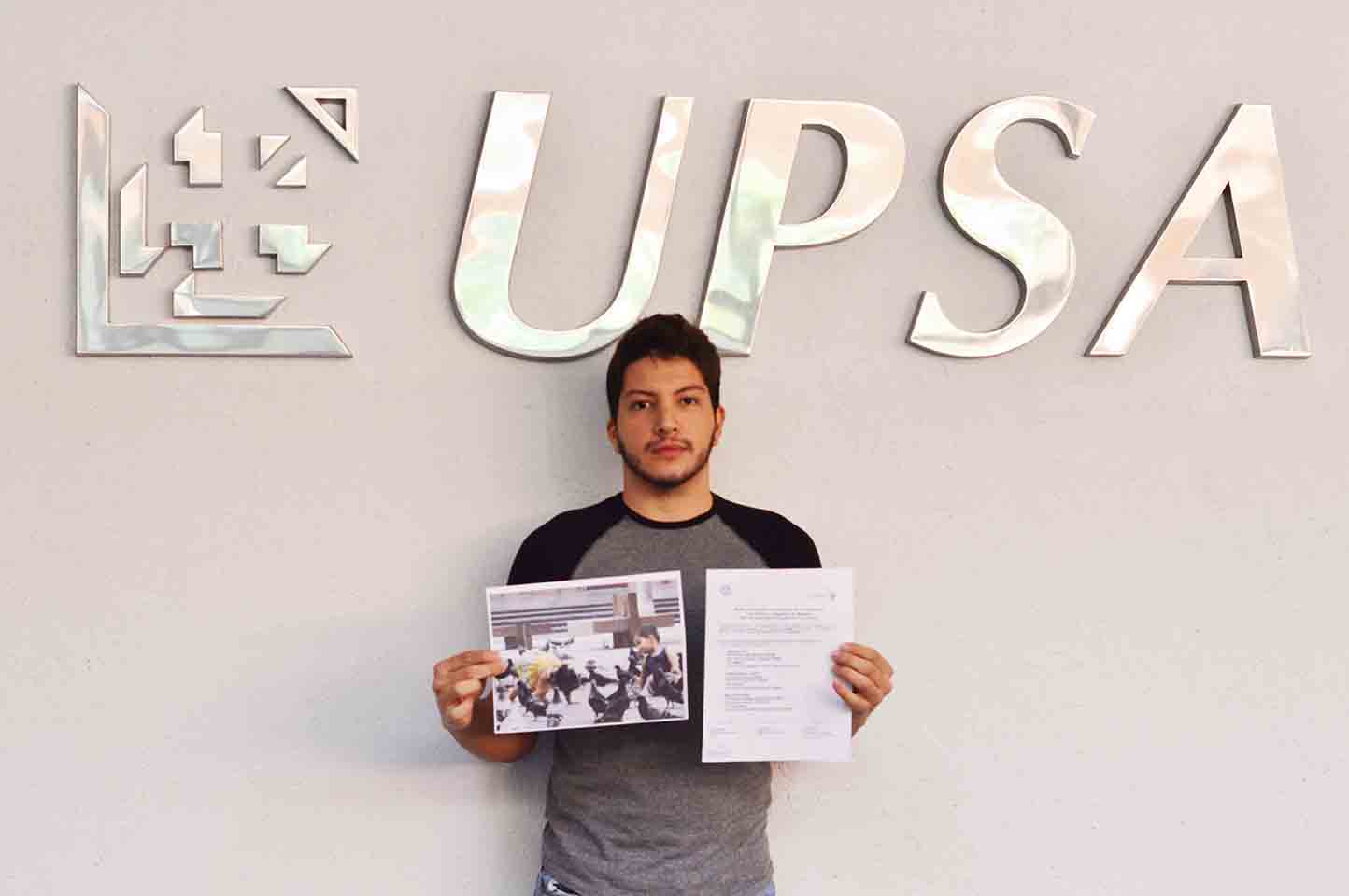 Luis Felipe Silva de la UPSA ganó concurso de fotografía  De la Red Latinoamericana de Cooperación Universitaria