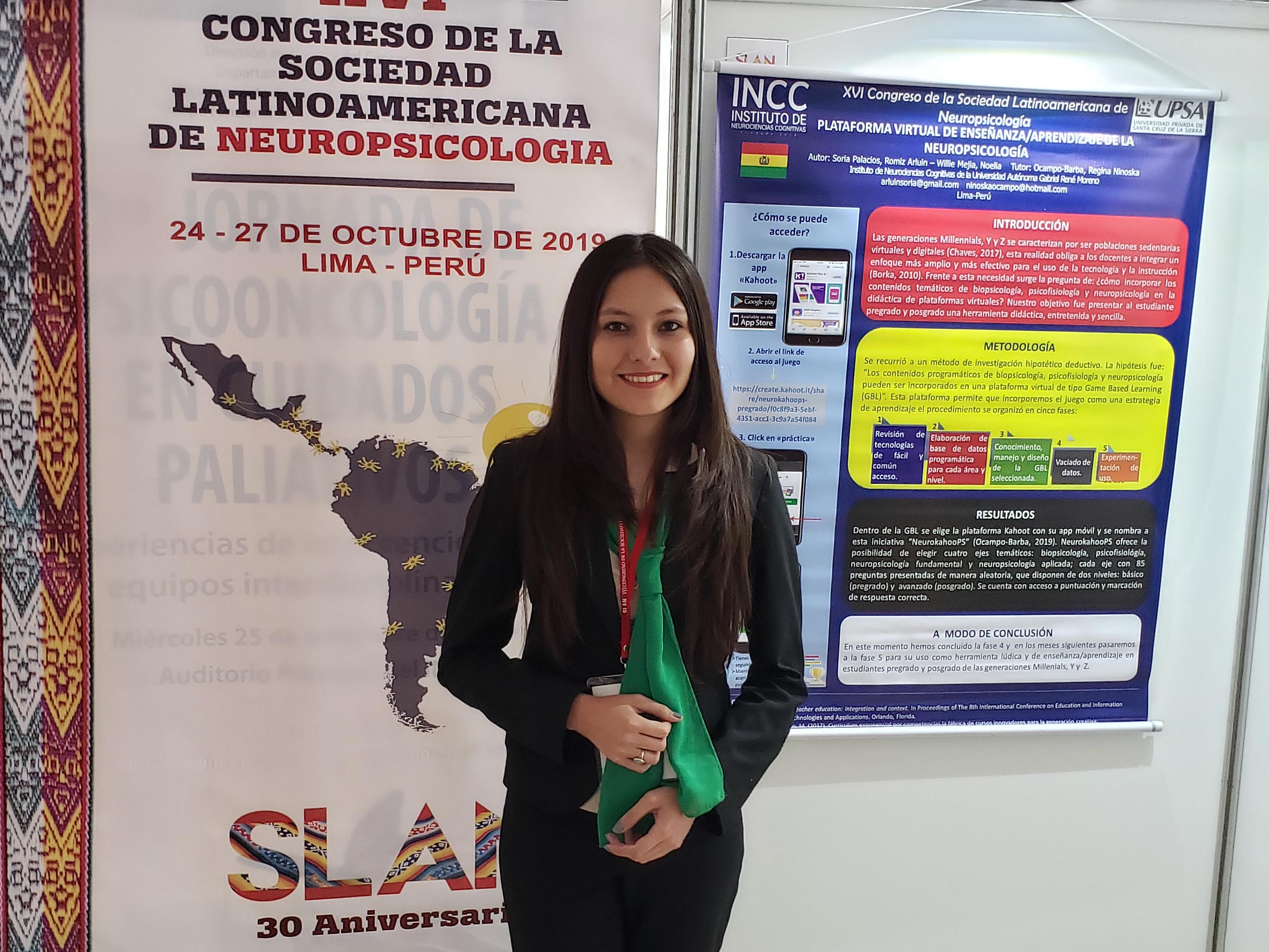 Estudiante UPSA expone en Congreso de Neuropsicología