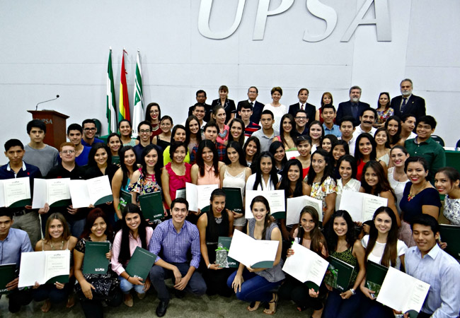 UPSA DISTINGUE A 61 ESTUDIANTES CON LA BECA A LA EXCELENCIA